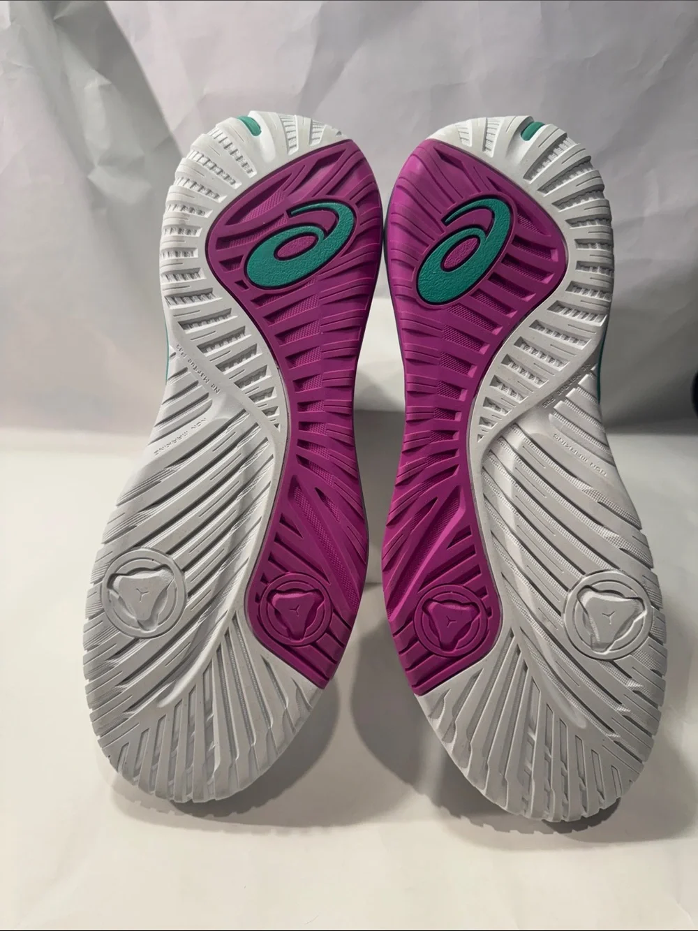 ASICS GEL-Resolution X Men’s 11 Tennis Shoes White Teal Pink NEW $165